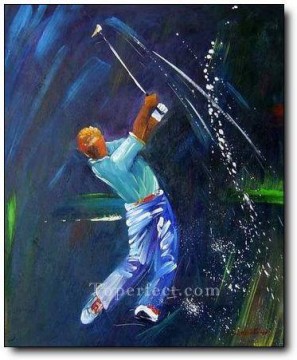 Sport Painting - yxr0041 impressionism sport golf